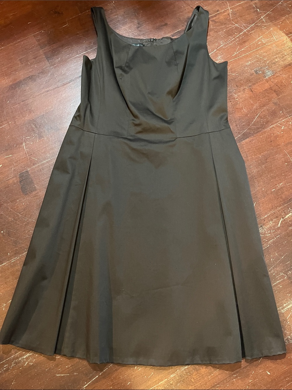 Lafayette 148 New York Black Sleeveless A-Line Dress